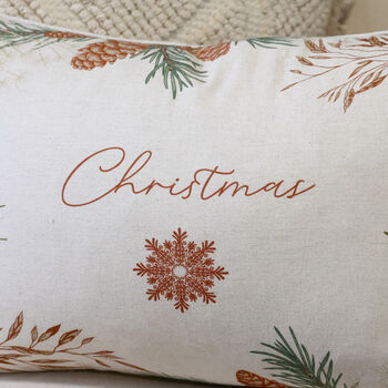 Pinewood Plush Christmas Cushion, 3 of 4