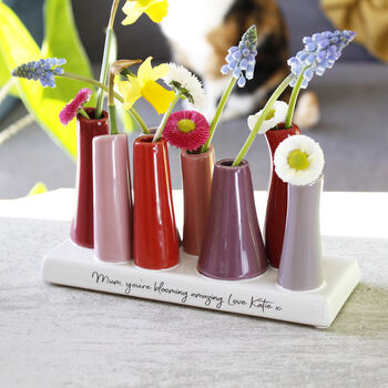 Colourful Multi Vase For Mum, 5 of 8