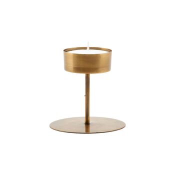 Anit Brass Tea Light Holder, 2 of 3