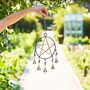 Recycled Iron Star And Bells Wind Chime, thumbnail 2 of 4