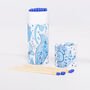 Cylinder Matches, Blue Paisley, thumbnail 1 of 3