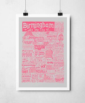 Birmingham Landmarks Print, 3 of 10