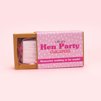Personalised Hen Party Gift Challenges Game, 3 of 3