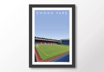 Blackburn Rovers Ewood Park Poster, 8 of 8