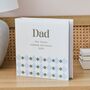 Personalised Father's Day Linen Photo Album, thumbnail 1 of 3
