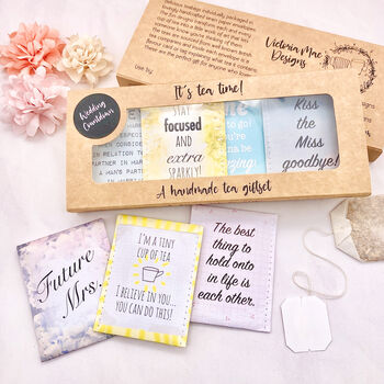 Wedding Countdown Tea Gift Set For Bride, 7 of 12
