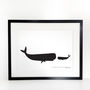 Big And Little Whale A4 Print, thumbnail 2 of 2