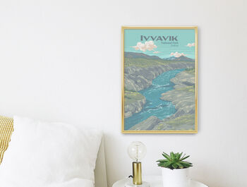 Ivvavik National Park Canada Travel Poster Art Print, 2 of 8