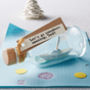 Personalised Handmade Paper Boat In A Bottle, thumbnail 2 of 11