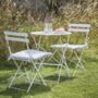 Small Bistro Table And Chair Set Various Colours, thumbnail 3 of 3