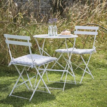 Small Bistro Table And Chair Set Various Colours, 3 of 3
