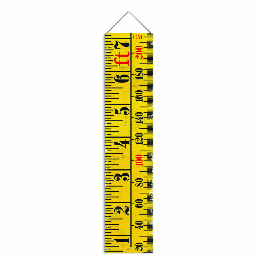 height ruler by i love retro | notonthehighstreet.com