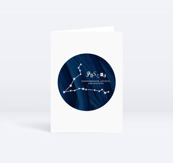 Astrological Personalised Star Sign Print/Card, 3 of 9