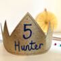Birthday Personalised Glitter Crown, thumbnail 2 of 7