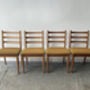 Set Of Mid Century Schreiber Dining Chairs 1960s 70s, thumbnail 4 of 9