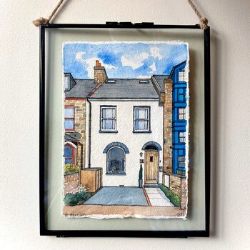 Personalised Watercolour House Portrait Illustration, 8 of 12