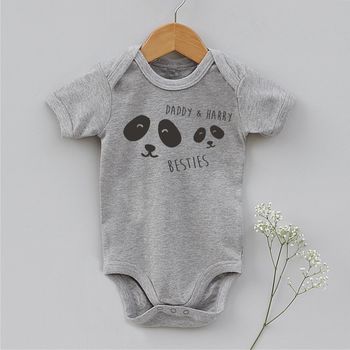Daddy And Me 'Besties' Baby Vest, 2 of 7