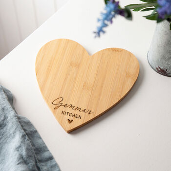 Personalised Heart Shaped Chopping Board, 2 of 2