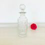 Vintage Decorative Etched Glass Perfume Bottle ~ Seven, thumbnail 2 of 3