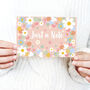 Daisy And Confetti Design Note Postcard Pack, thumbnail 1 of 2