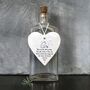 Those We Love Porcelain Heart Hanger East Of India, thumbnail 1 of 4