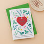 Personalised Poppies Hug Token Card, thumbnail 1 of 6