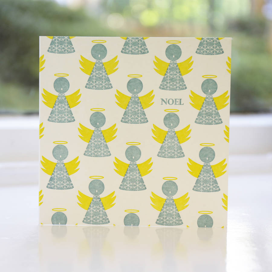 letterpress christmas cards pack two by the art rooms | notonthehighstreet.com