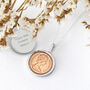 50th Birthday 1975 Halfpenny Coin Necklace, thumbnail 1 of 12
