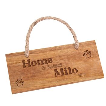 Personalised Pet Wooden Sign, 4 of 4
