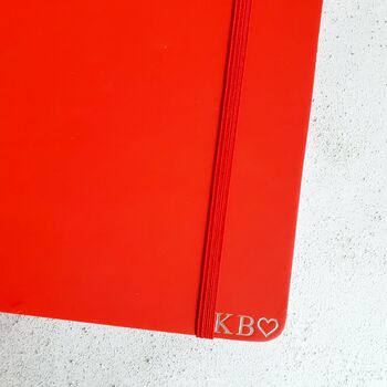 Personalised Red Notebook, 2 of 3