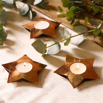 Copper Candle Holder Decorations, 5 of 8
