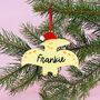 Personalised Dinosaur Christmas Tree Decoration, thumbnail 2 of 5