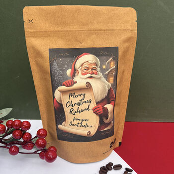 Personalised Christmas Coffee Beans, 2 of 5