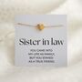 Sister In Law Gift, Heart Birthstone Bracelet, thumbnail 1 of 8