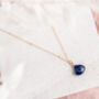 14 Kt Gold Filled Lapis Lazuli Gemstone Necklace, thumbnail 3 of 5