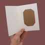 Reusable Eco Friendly Christmas Robin Card Blank Inside Or Optional Handwritten Message, thumbnail 3 of 7