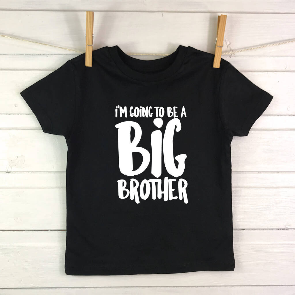 Big Brother Sister Announcement T Shirt By Lovetree Design