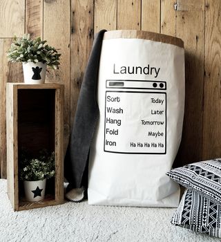 'Dry Laundry' Paper Storage Bag, 2 of 3