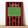 Kieffer Moore Goal – Bournemouth Vs Nottingham Forest – Championship 2022 Print, thumbnail 1 of 3