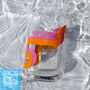 Personalised Retro Line Printed Can Glass, thumbnail 2 of 7