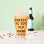 Personalised Beer Card For Dad, Cheers, thumbnail 6 of 8