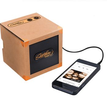 Smartphone Projector And Brown Speaker Gift Set, 4 of 6