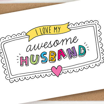Awesome Husband Card, 2 of 3