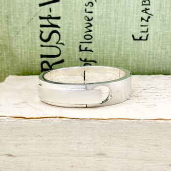 Art Deco Sterling Silver Statement Bangle, 2 of 4
