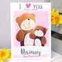 Personalised Love You Beary Much Nanny Card, thumbnail 3 of 8