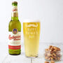 Happy Father's Day Moustache Beer Pint Glass, thumbnail 2 of 3