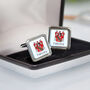 Family Crest Personalised Cufflinks, thumbnail 1 of 4