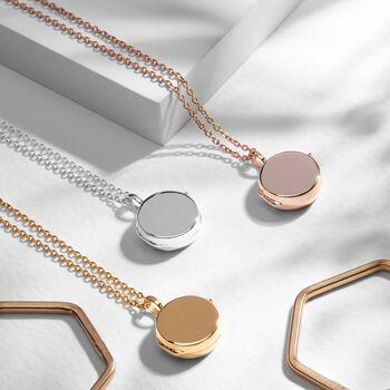 Personalised Little Drum 18k Rose Gold Plated Locket, 8 of 12