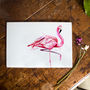 Inky Flamingo Glass Worktop Saver, thumbnail 5 of 6