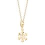 18ct Gold Snowflake Necklace, thumbnail 2 of 6